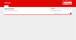 Desktop Screenshot of 16bugs.16bugs.com